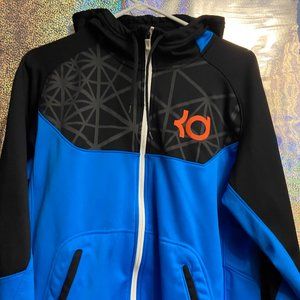 Nike KD hoodie Black and Blue Size M